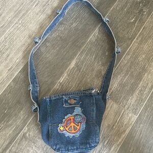 Custom 1 of 1 denim handbag